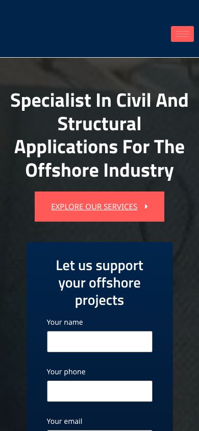 Great Legacy website on mobile, designed by Elemention